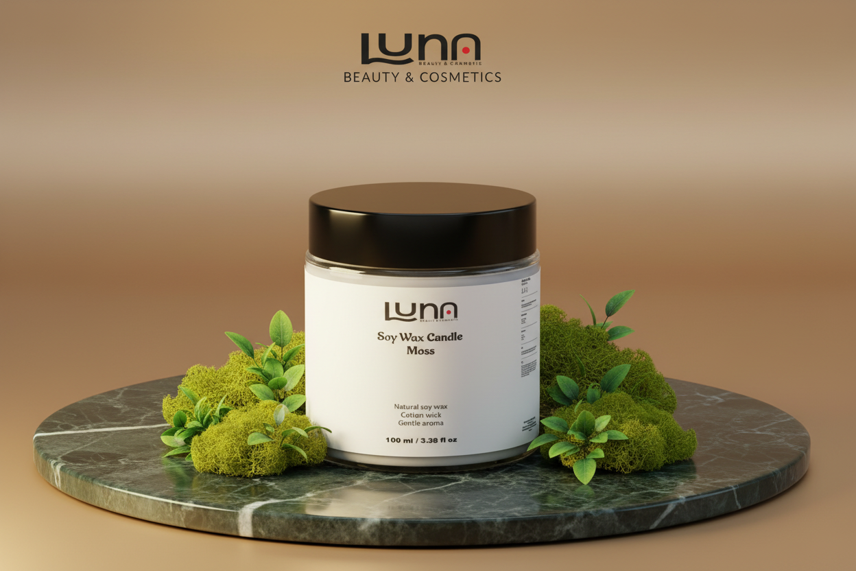 Soy Wax Candle, Moss
