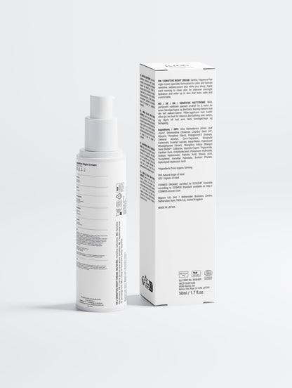 Sensitive Skin Overnight Cream, Fragrance-Free