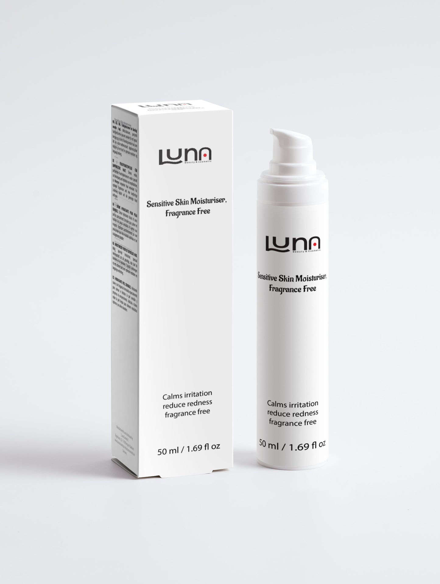 Sensitive Skin Moisturiser, Fragrance Free
