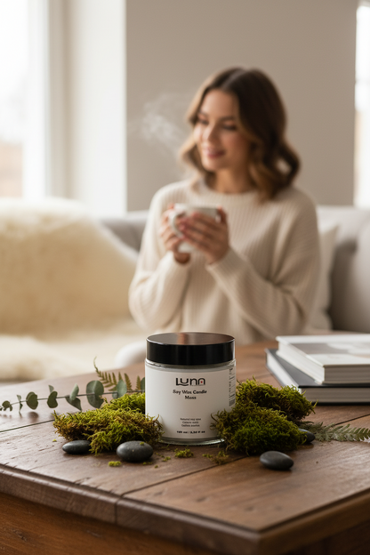Soy Wax Candle, Moss