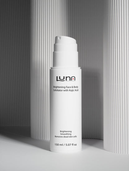 Brightening Face & Body Exfoliator with Kojic Acid